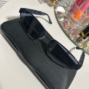 Balenciaga Navy cat eye sunglasses